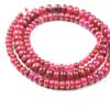 Natural Blood Red Ruby Smooth Polish Beads Strand - Length 14 Inches and Size 2mm to 6mm approx.